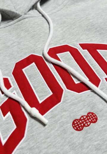 Пуловер с капюшоном