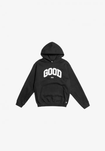 Пуловер с капюшоном