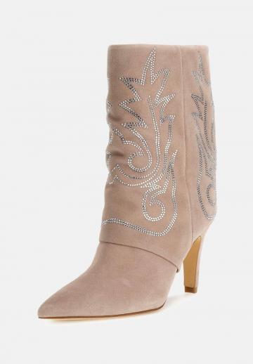 Полусапожки на высоком каблуке