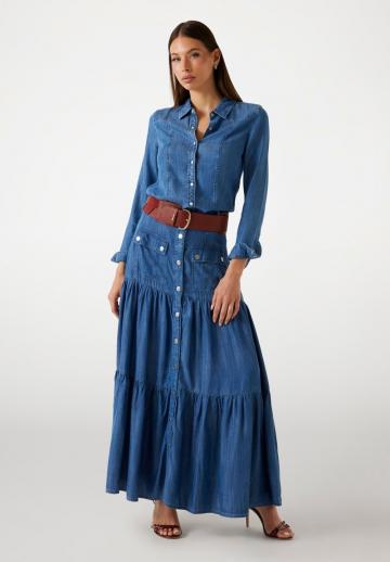 Джинсовая блузка