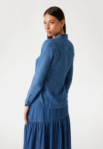 Джинсовая блузка