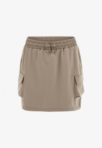 Юбка с накладными карманами