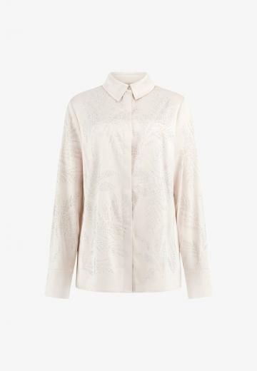 Атласная блузка