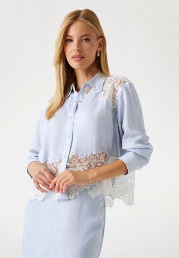 Джинсовая блузка