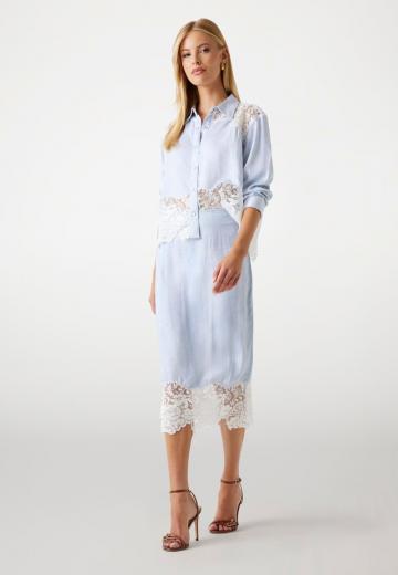 Джинсовая блузка