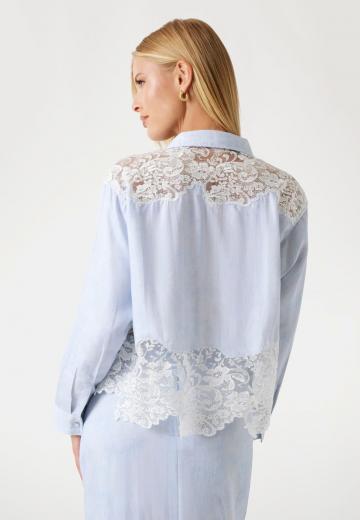 Джинсовая блузка