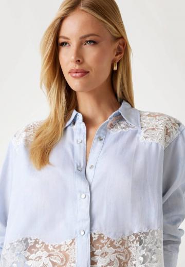 Джинсовая блузка