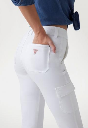 Брюки с накладными карманами