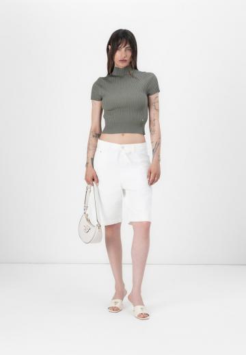 Пуловер с коротким рукавом