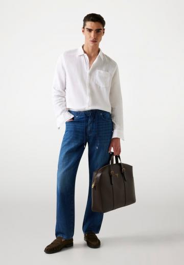 Прямые джинсы