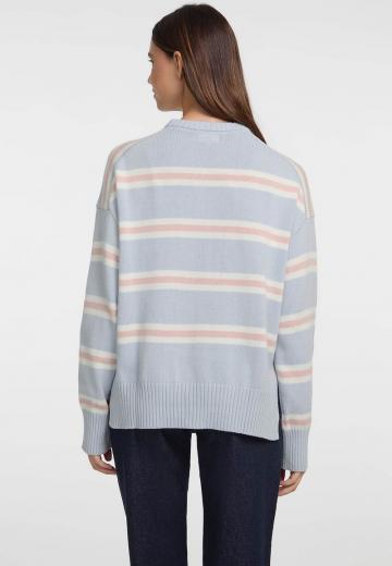 Пуловер в полоску