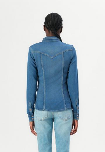 Джинсовая блузка