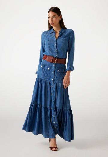 Джинсовая юбка