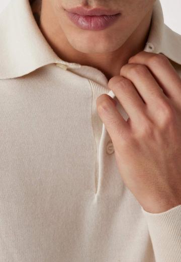 Поло с длинным рукавом