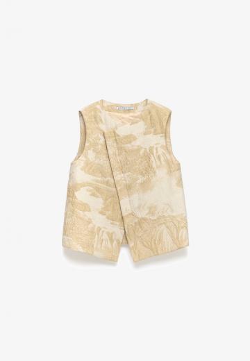 Блузка без рукавов