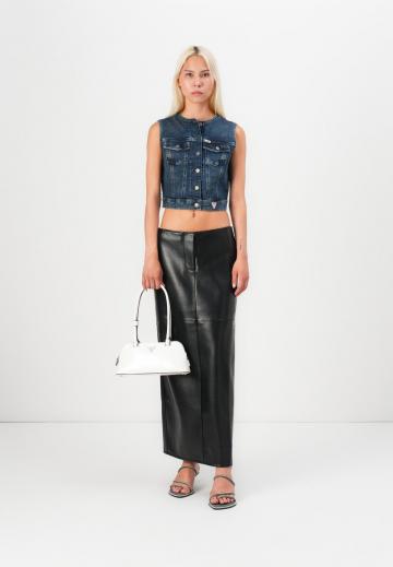 Джинсовая жилетка