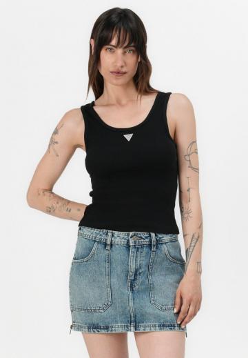 Юбка с накладными карманами