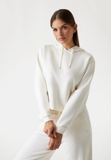 Пуловер с капюшоном