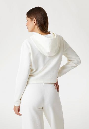 Пуловер с капюшоном