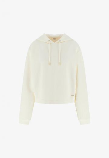 Пуловер с капюшоном