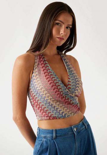 Блузка без рукавов