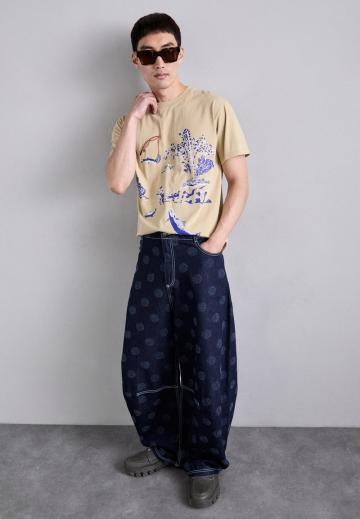 Прямые джинсы