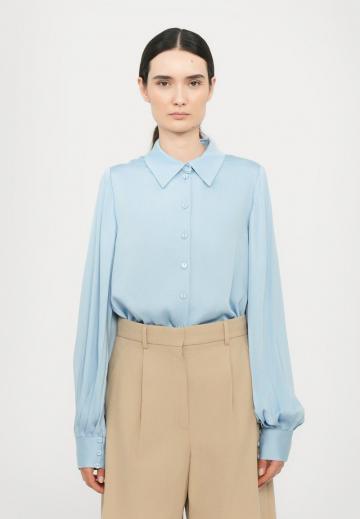 Атласная блузка