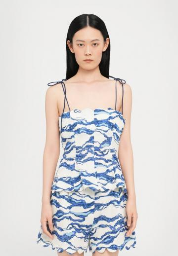 Топ на бретельках