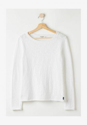 Пуловер в полоску