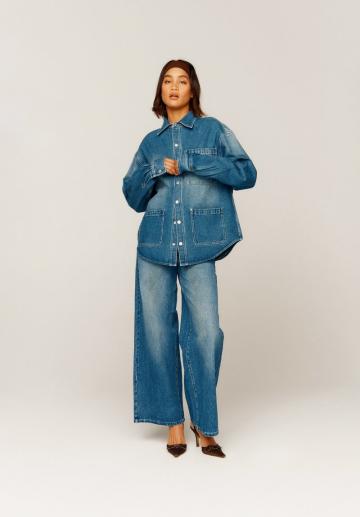 Джинсовая блузка