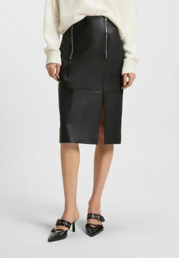 Кожаная юбка