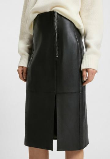 Кожаная юбка
