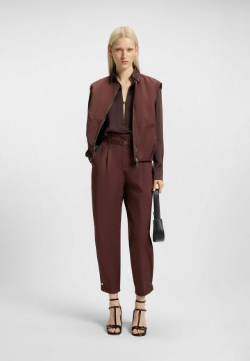 Атласная блузка