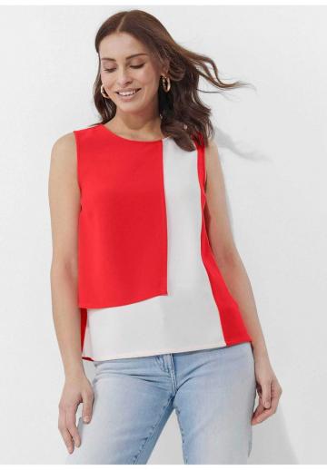 Блузка без рукавов