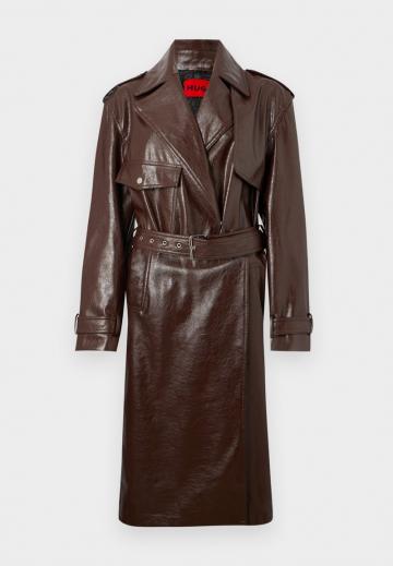Пальто из искусственной кожи
