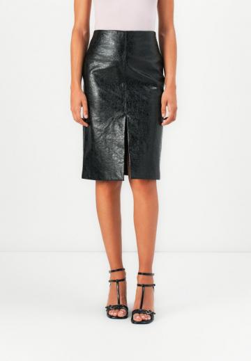 Кожаная юбка