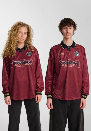 Поло с длинным рукавом