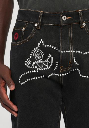 Прямые джинсы