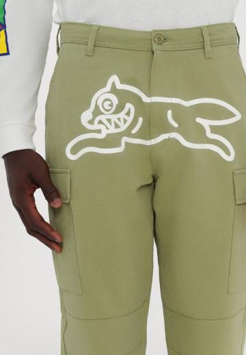 Брюки с накладными карманами