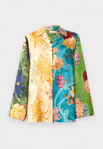 Атласная блузка