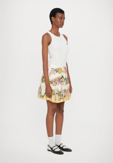 Юбка с воланами