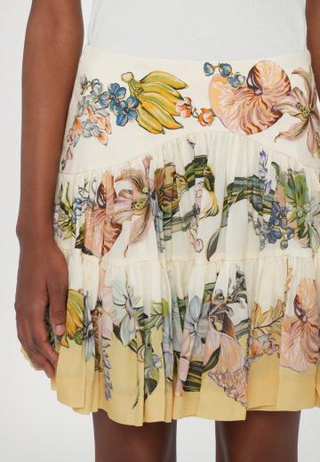 Юбка с воланами