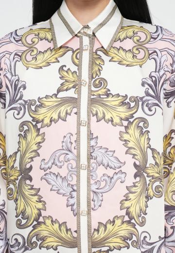 Атласная блузка