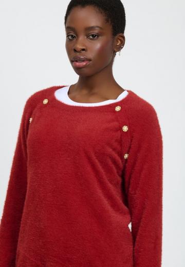 Длинный пуловер