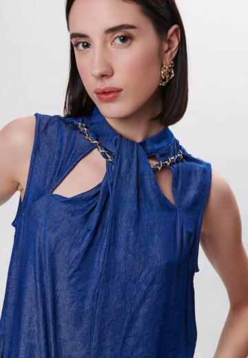 Джинсовая блузка