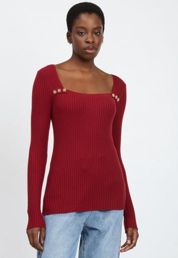 Длинный пуловер