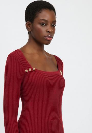 Длинный пуловер