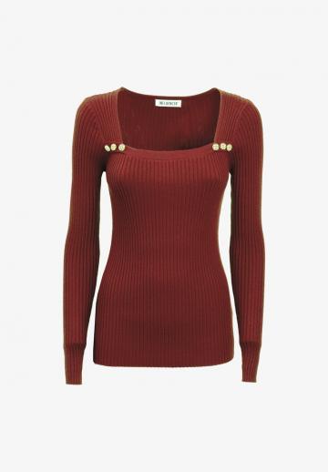 Длинный пуловер