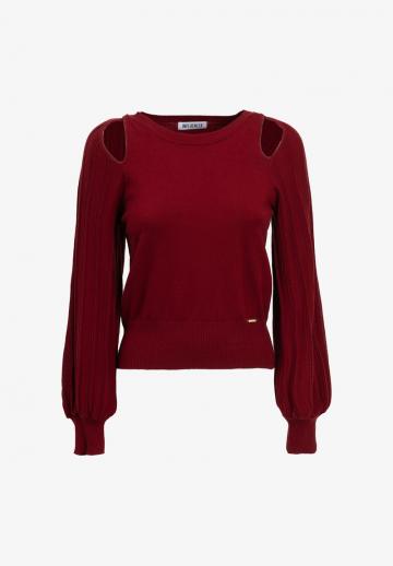 Пуловер с рукавом три четверти