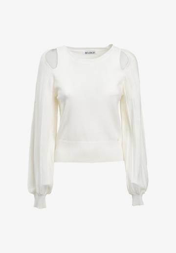 Пуловер с рукавом три четверти